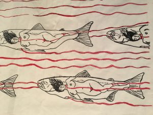 the connection of women's bodies, our salmon, our lives